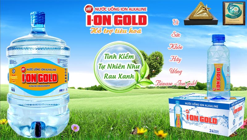 nước uống ion gold