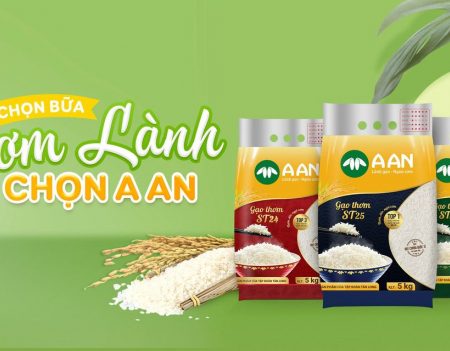 Gạo đài thơm - A AN 5 Mua gạo A An chính hãng giá rẻ
