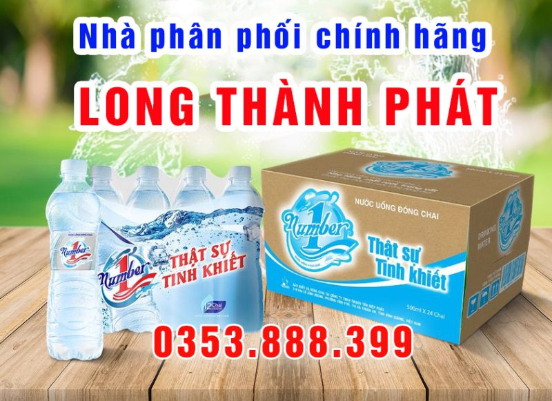 đại lý nước suối number 1 Long Thành Phát