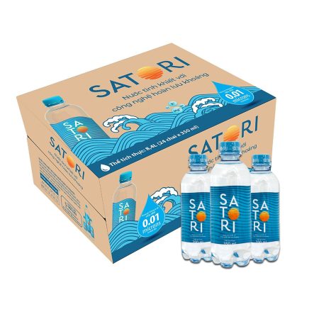 Long Thành Phát 91 Nước suối Satori chai nhỏ 350ml