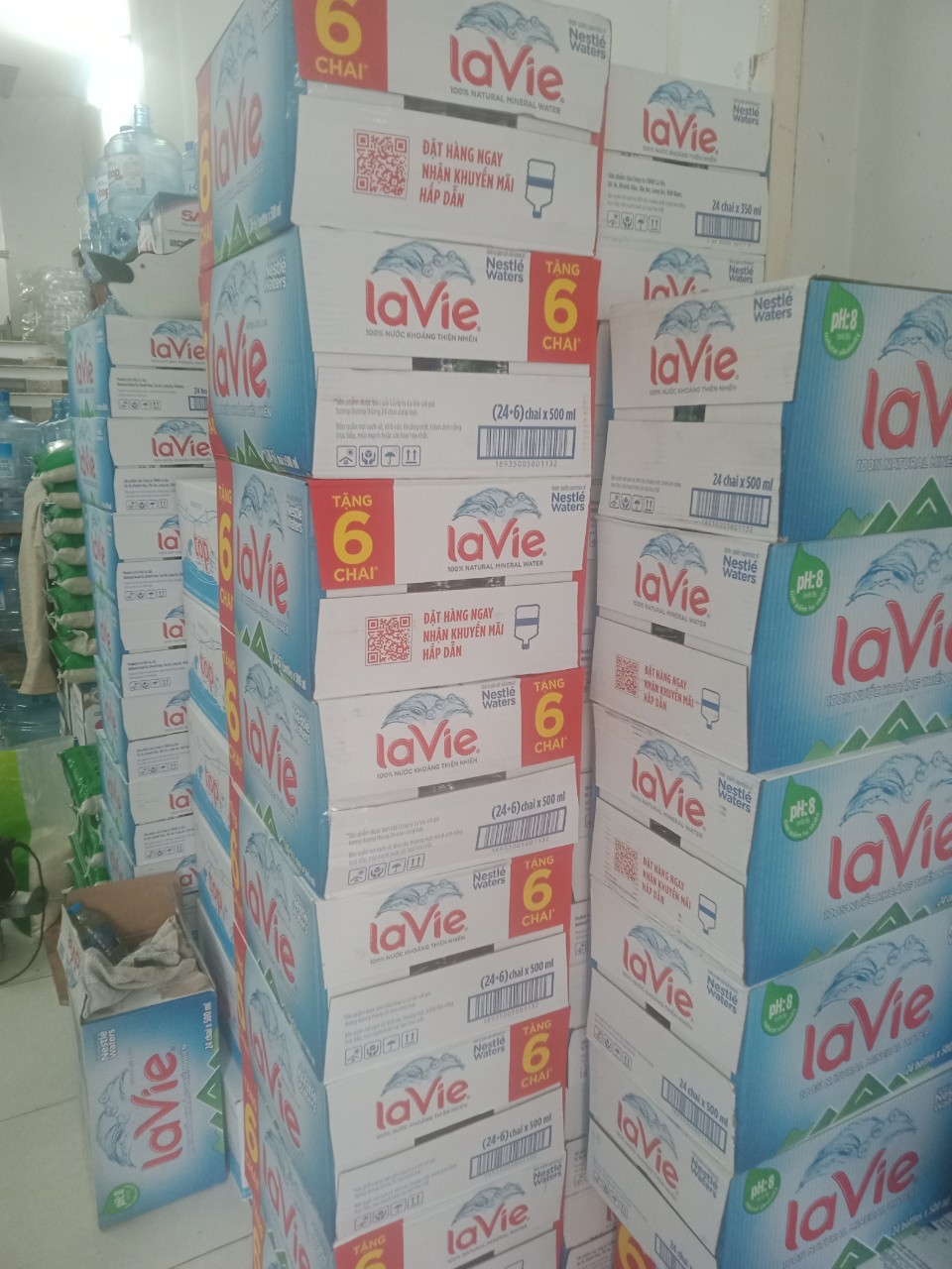 Phân phối nước khoáng LaVie đóng chai sỉ và lẻ giá rẻ tại quận Gò Vấp