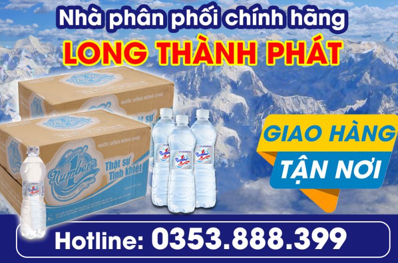 Đại lý nước suối number one Long Thành Phát