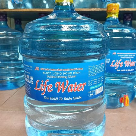 Long Thành Phát 8 Nước tinh khiết Life Water 19 lít ( úp, vòi )