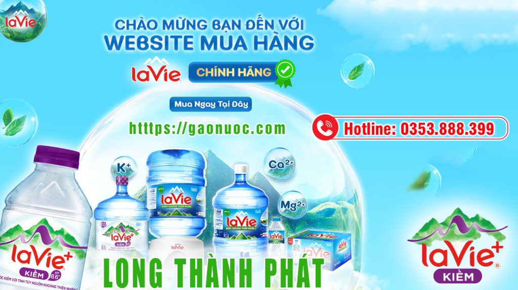 Đại lý nước LaVie chính hãng Long Thành Phát